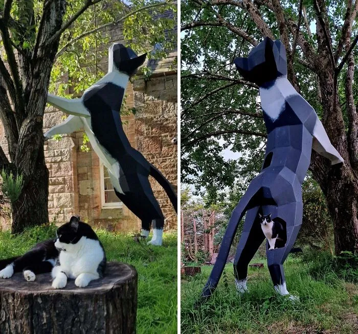 Made A Cat House, That Looks Like My Cat