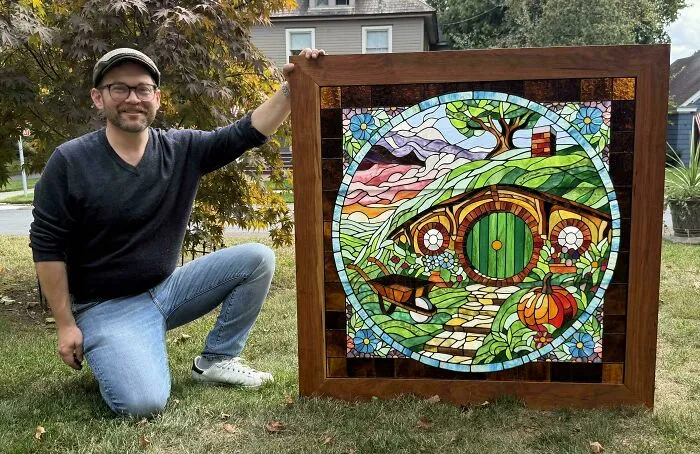 Finally Finished My Hobbit Hole After Fifteen Months. “The Shire At Dawn”. I Can’t Believe It’s Done