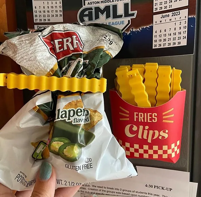 The Critically Important Job Of Keeping Your Half-Eaten Bag Of Chips Fresh Can Now Be Handled By A Very Serious-Looking <a Style="Display:inline;" Href="Https://Www.amazon.com/Fries-Clips-French-Fries-Shaped-Packages-Accessories/Dp/B0bglzbqny?ie=utf8&linkcode=ll1&tag=bpstarfish-20&linkid=0d968047483754be1e7d8fcb3758cd3c&language=en_us&ref_=as_li_ss_tl" Target="_blank">  <span Style="Font:inherit; Color: #d74b1f;"> French Fry Bag Clips</Span>