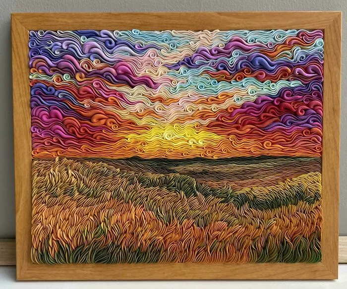 Konza Prairie, Made Of Air-Dry Clay