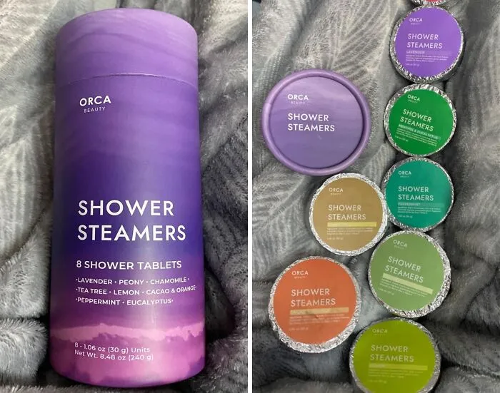  Their Shower's Official Job Title Is Getting Upgraded To "Private Steam Room" With A Little Help From These <a Style="Display:inline;" Href="Https://Www.amazon.com/Steamers-Eucalyptus-Aromatherapy-Steamer-Menthol/Dp/B0bds2knqy?ie=utf8&th=1&linkcode=ll1&tag=bpdog-20&linkid=f0ac92a30006e85abba4d2a1a9cc9b38&language=en_us&ref_=as_li_ss_tl" Target="_blank">  <span Style="Font: Inherit; Color: #d74b1f;"> Aromatherapy Shower Steamers </Span>