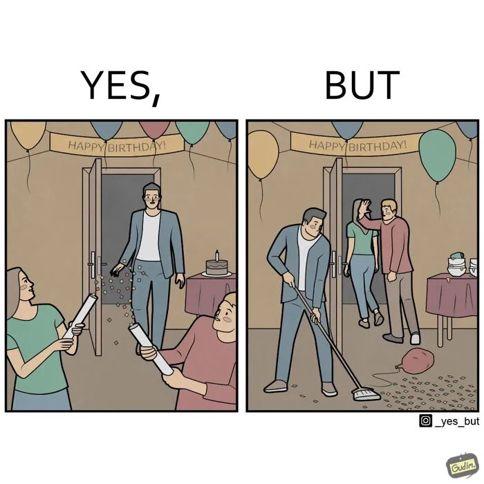 40 Funny ‘Yes, But’ Comics That Nail Modern Life’s Strangeness (New Pics)
