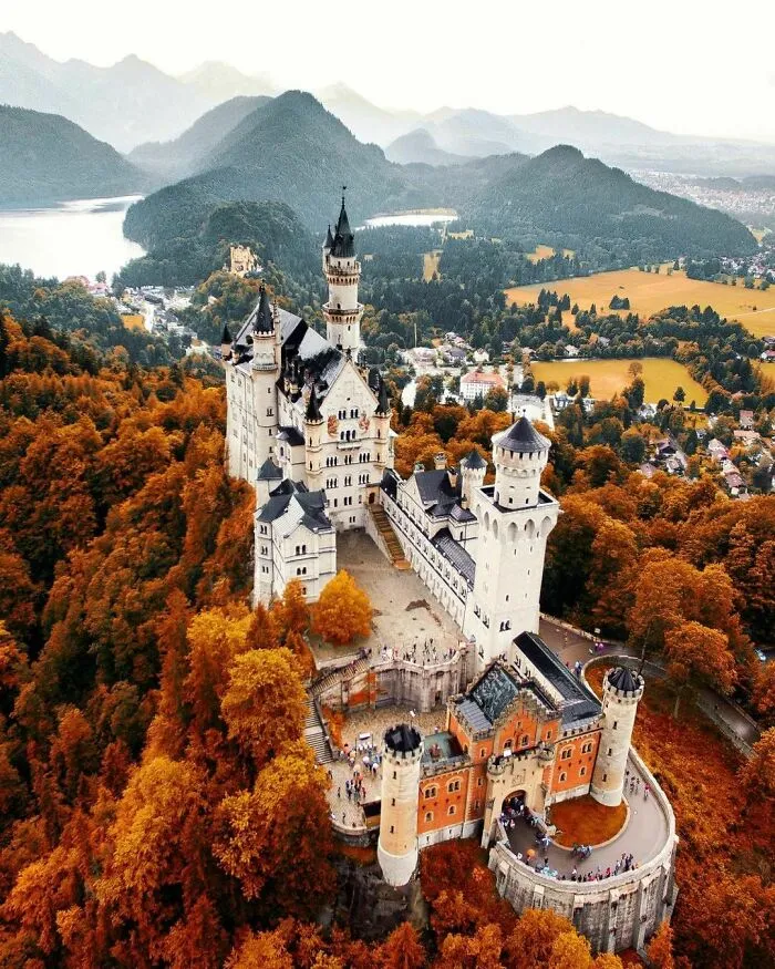 Neuschwanstein Castle From Above