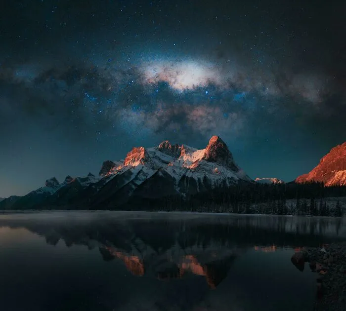 The First Signs Of Winter In The Canadian Rockies