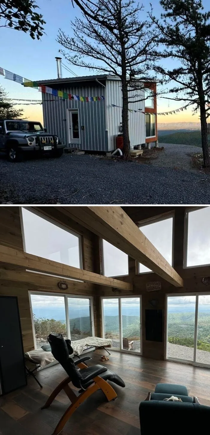 Cabin I Built On A Mountain Top In WV