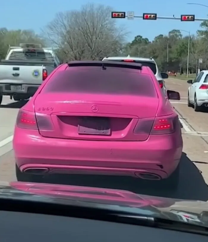 He pintado el Mercedes, jefe