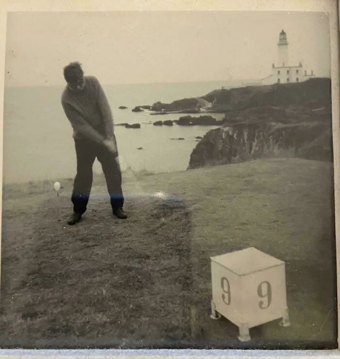 Where Is My Dad Playing Golf In The 70’s? I’m Assuming It’s In The UK Somewhere