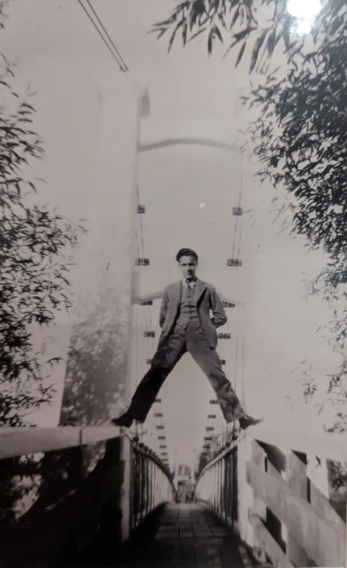 Please Help Me ID The Location Of This Photo Of My Great Grandfather Antonio On A Bridge. It Was Likely Taken In Italy But Could Be Anywhere In Europe. Thank You!