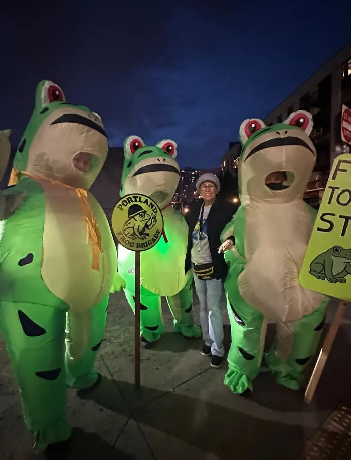Intento de pintar a los manifestantes de Portland como matones peligrosos