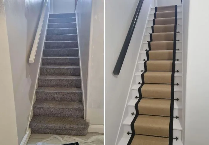Freshened Up The Stairs In My Ex Council Hose. :) First Time Home Owner