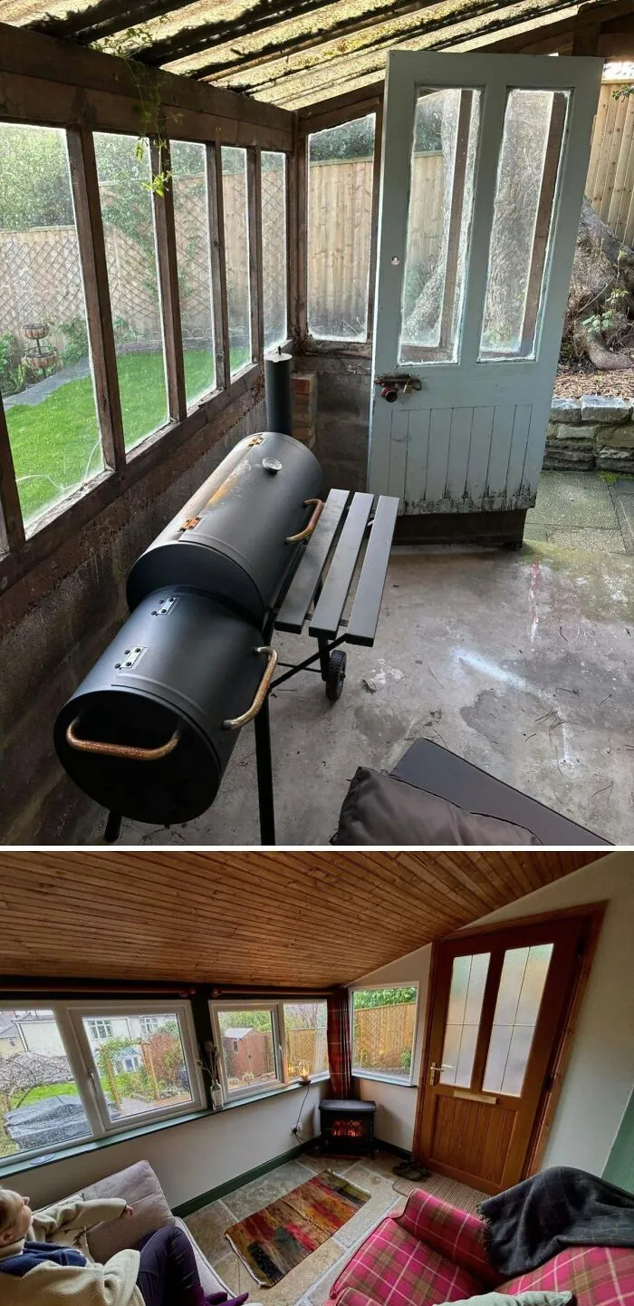 Ruined Potting Shed To Garden Hideaway
