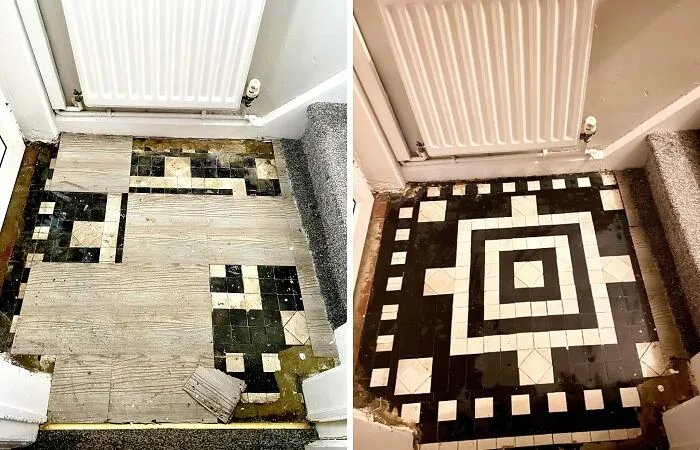Found These Victorian Tiles Under Our Carpet!