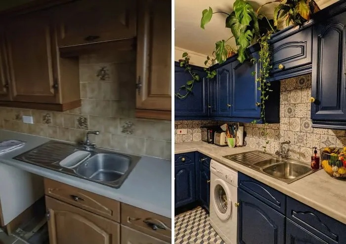 Gave The Kitchen A New Face-Lift. Only Took About £250 And A Weekend. Feeling Chuffed
