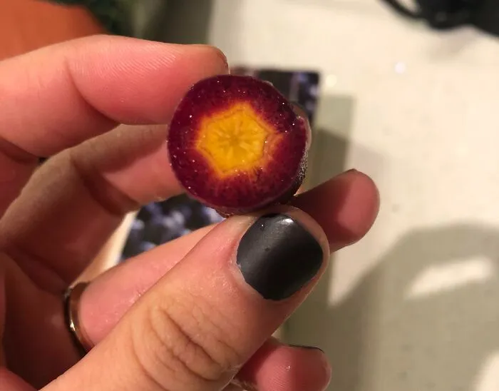 The Inside Of A Purple Carrot Is An Absolute Work Of Art. Thanks Mother Nature