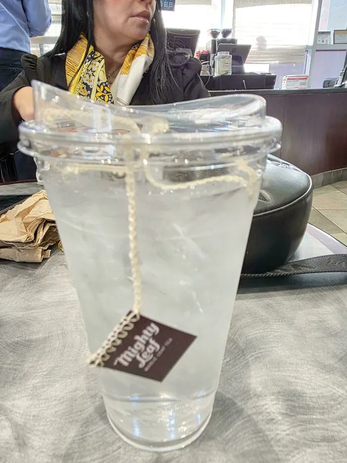 I Ordered An Iced Tea And Received A Cup Of Water With Ice And Two Tea Bags On Top