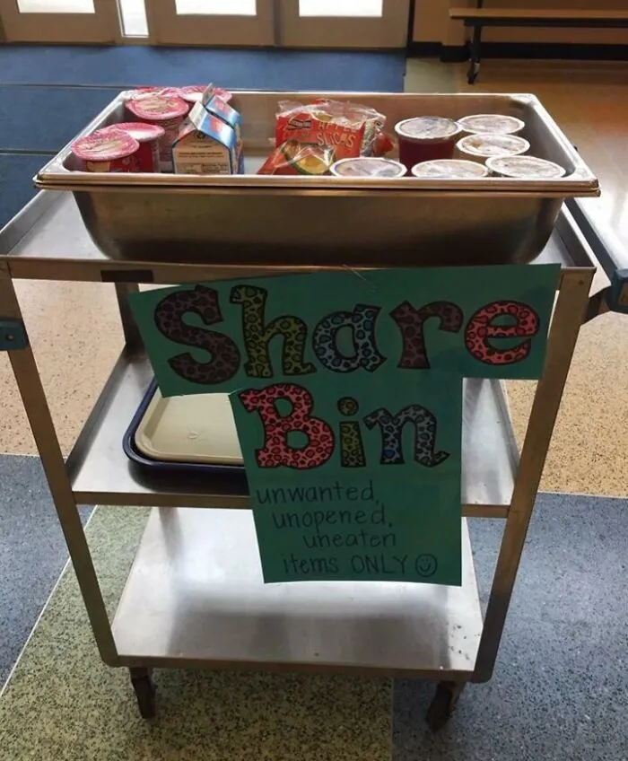 A School In My Town Has A Share Bin
