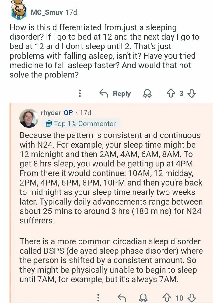 Man Explains His Non-24-Hour Sleep-Wake Disorder In This Interesting “Ask Me Anything Thread”