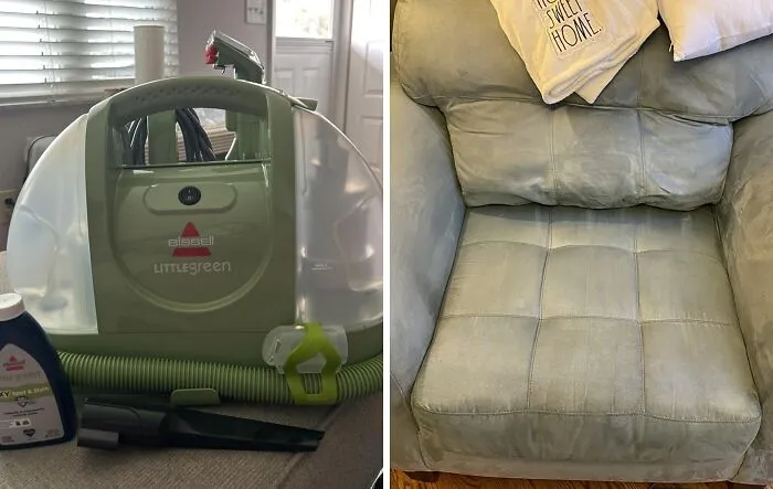 The Ghost Of That One Time You Spilled Red Wine On The Carpet Is About To Be Completely Exorcised By A <a Style="Display:inline;" Href="Https://Www.amazon.com/Bissell-Multi-Purpose-Portable-Upholstery-1400b/Dp/B0016hf5gk?ie=utf8&th=1&linkcode=ll1&tag=bpferret-20&linkid=199a8971fa1d3234653951804df8d6c6&language=en_us&ref_=as_li_ss_tl" Target="_blank">  <span Style="Font: Inherit; Color: #d74b1f;"> Bissell Little Green Multi-Purpose Cleaner </Span>