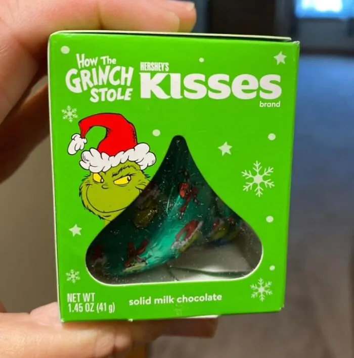 The Only Thing The Grinch Would Regret Not Stealing From Whoville Is A Stocking Full Of <a Style="Display:inline;" Href="Https://Www.amazon.com/Hersheys-Solid-Milk-Chocolate-Grinch/Dp/B0cny3vpdf?ie=utf8&linkcode=ll1&tag=bppelican-20&linkid=4920abc1d713d87baf6ddf980cad9bea&language=en_us&ref_=as_li_ss_tl" Target="_blank">  <span Style="Font: Inherit; Color: #d74b1f;"> Hershey's Kisses </Span>