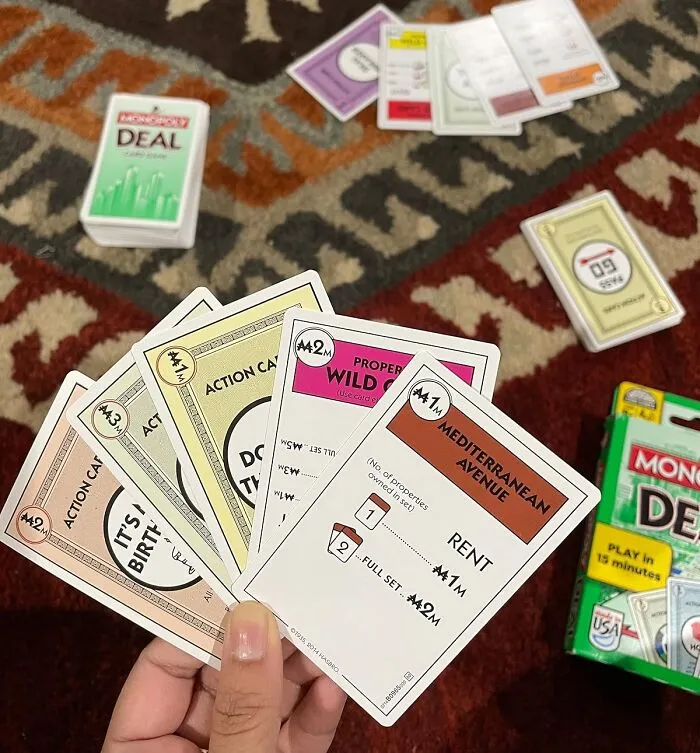 The Multi-Generational Family Feud That Usually Takes An Entire Weekend Can Now Be Condensed Into A Zippy 15 Minutes With The <a Style="Display:inline;" Href="Https://Www.amazon.com/Monopoly-Quick-Playing-Christmas-Stocking-Exclusive/Dp/B00nqqtzco?ie=utf8&linkcode=ll1&tag=bppelican-20&linkid=1e809befebd253d97c45eed75540eecd&language=en_us&ref_=as_li_ss_tl" Target="_blank">  <span Style="Font: Inherit; Color: #d74b1f;"> Monopoly Deal Card Game </Span>