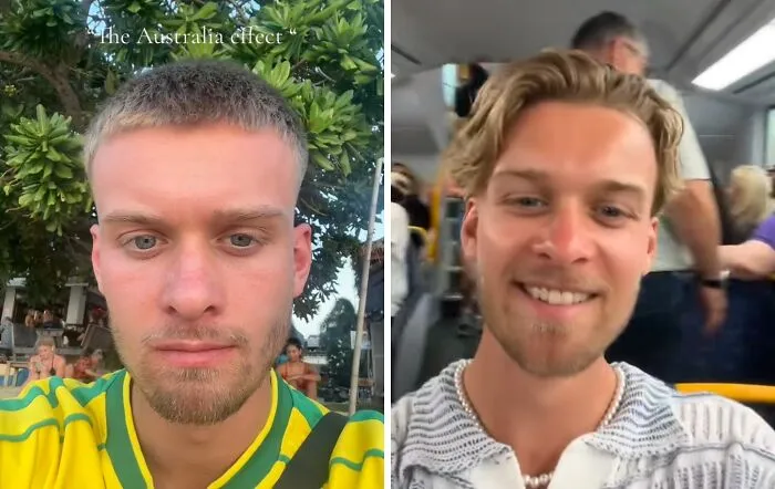 25 Personas muestran fotos antes y después de mudarse a Australia para demostrar que el "efecto australiano" es una realidad