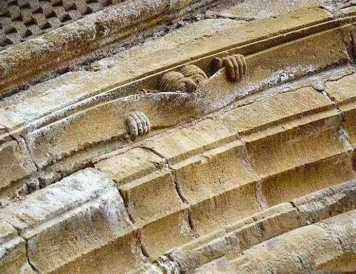Medieval Humor - Abbey Of Sainte Foy, Conques, France, C.1050