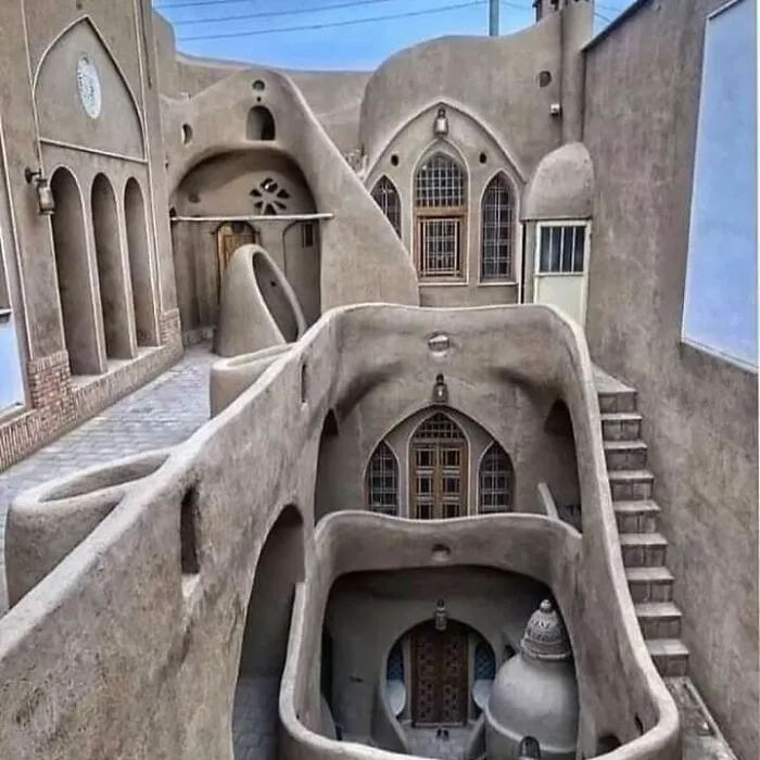 Traditional Persian Architecture In Kashan Iran
