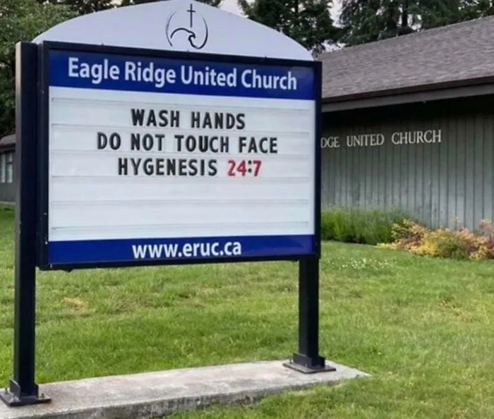 This Sign A Local Church Put Up