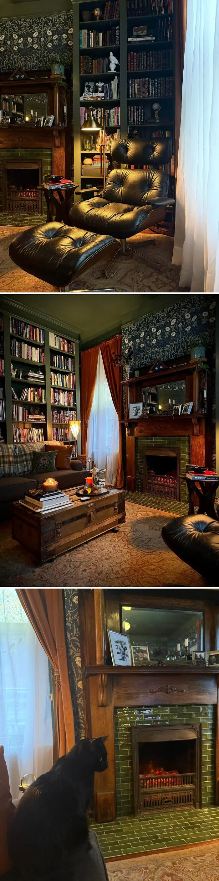 A Cozy October Evening In My Home Library