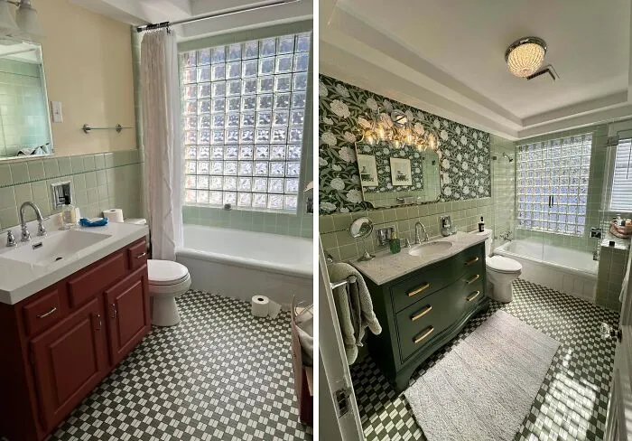 Century Bathroom Refresh “Lean Into It”