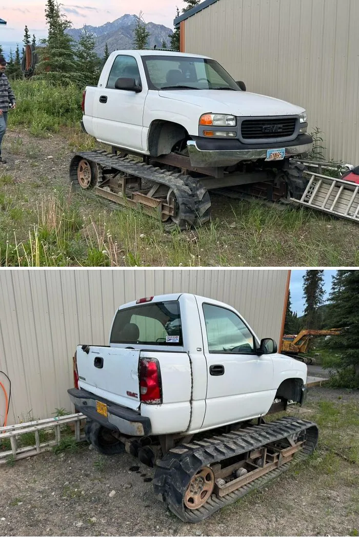 We Saw The Top Half Of This When We Drove By In Alaska Yesterday