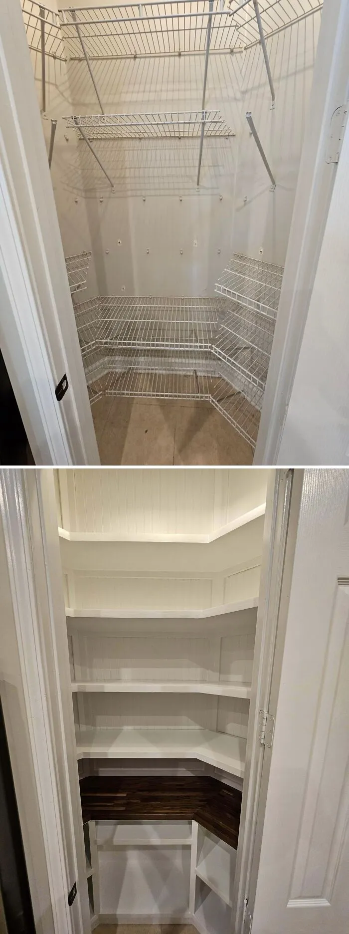 Usually A Demo And Exterior Guy. Don't Crush My Pantry. Before And Afters