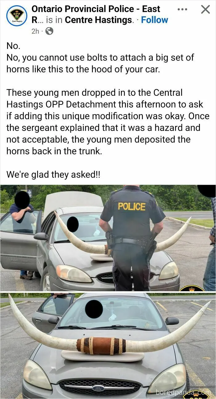 Spotted This On Facebook, At Least They Had The Decency To Ask Before Doing The Mod