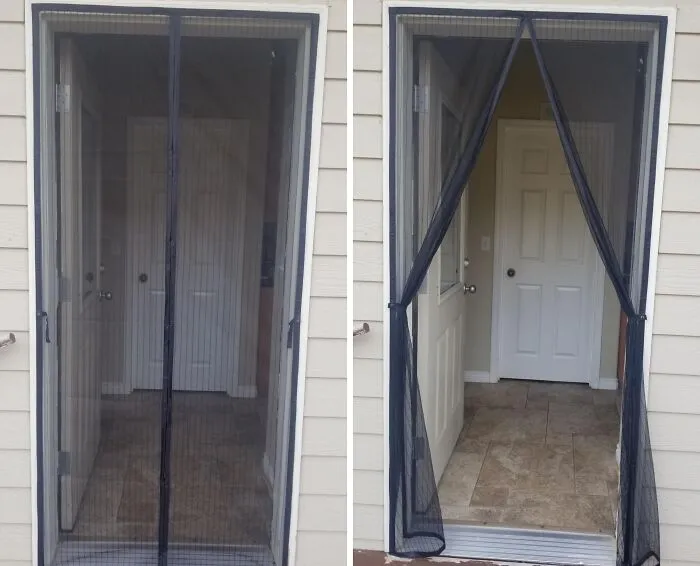 The Constant, Soul-Crushing "Are You In Or Out?" Conversation You Have With Your Back Door Can Finally Be Retired With A <a Style="Display:inline;" Href="Https://Www.amazon.com/Magnetic-Screen-Door-Partition-Friendly/Dp/B074twkvqb?ie=utf8&th=1&linkcode=ll1&tag=bptapir-20&linkid=3225c1eae5d7a70e1836549d609b0466&language=en_us&ref_=as_li_ss_tl" Target="_blank">   <span Style="Font: Inherit; Color: #d74b1f;"> Magnetic Screen Door </Span>