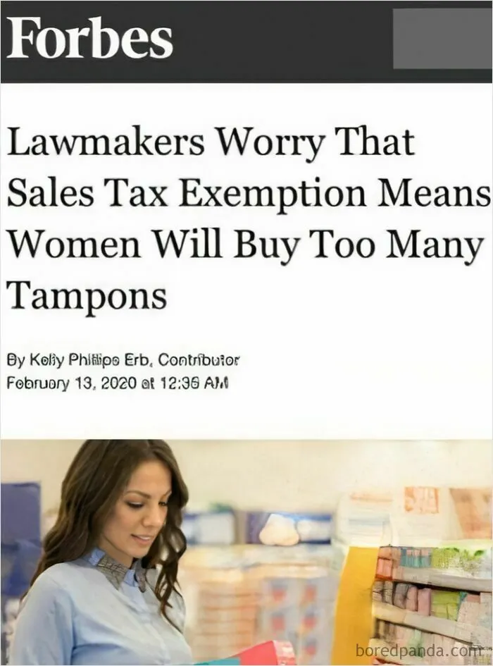 Tampons Are So Affordable Now, I Decided To Have 2 Periods Just For The Fun Of It
