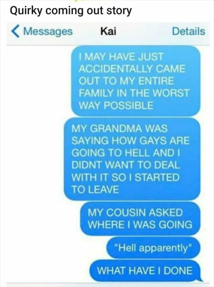 Apparently Nobody Says Awkward Stuff By Accident At Family Gatherings