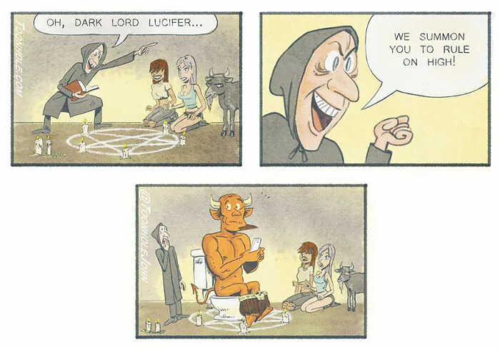 Dark Humor Fans Might Appreciate These 43 Twisted Comics By Toonhole John (New Pics)