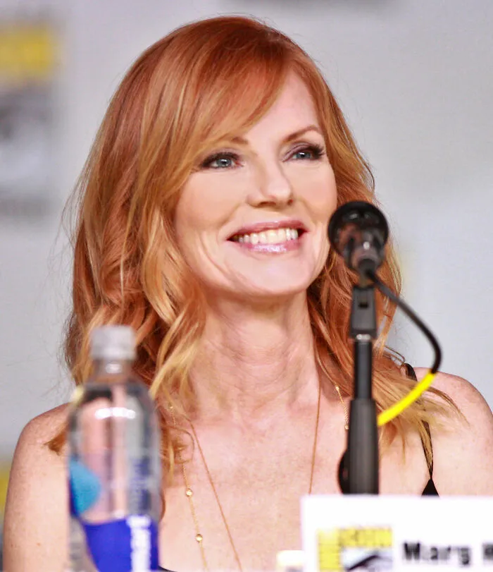 Actress Marg Helgenberger, 67