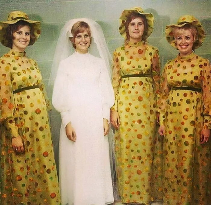 Vestidos de dama de honor vintage únicos