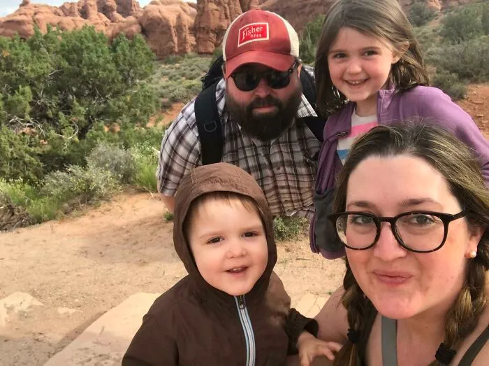 Family Selfie. I Have No Legs