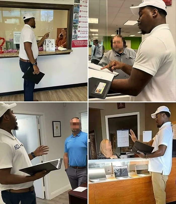 A Man Named Calimar White Created A Company Called Ocda, Where Workers Can Anonymously Complain About Their Boss. He Then Visits Workplaces To Deliver Those Complaints Out Loud