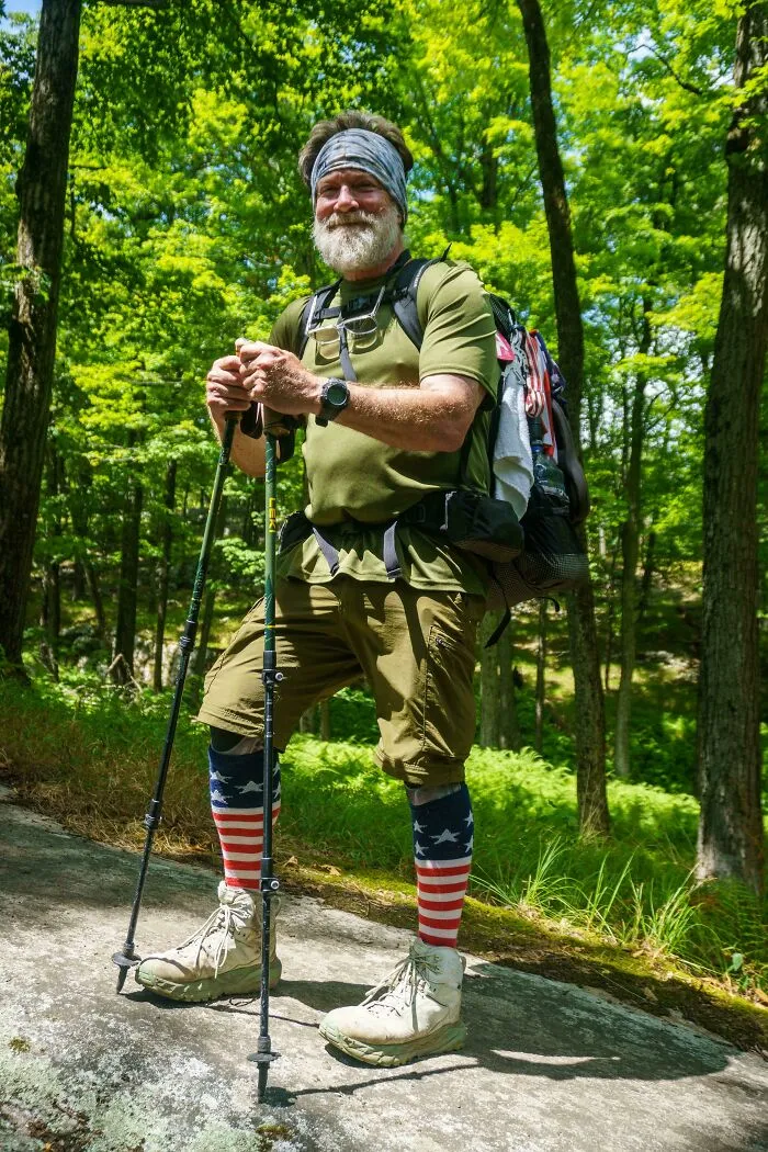 Former US Army Ranger And Appalachian Trail Hiker, "Magic Mike," 1400 Miles Into His Journey