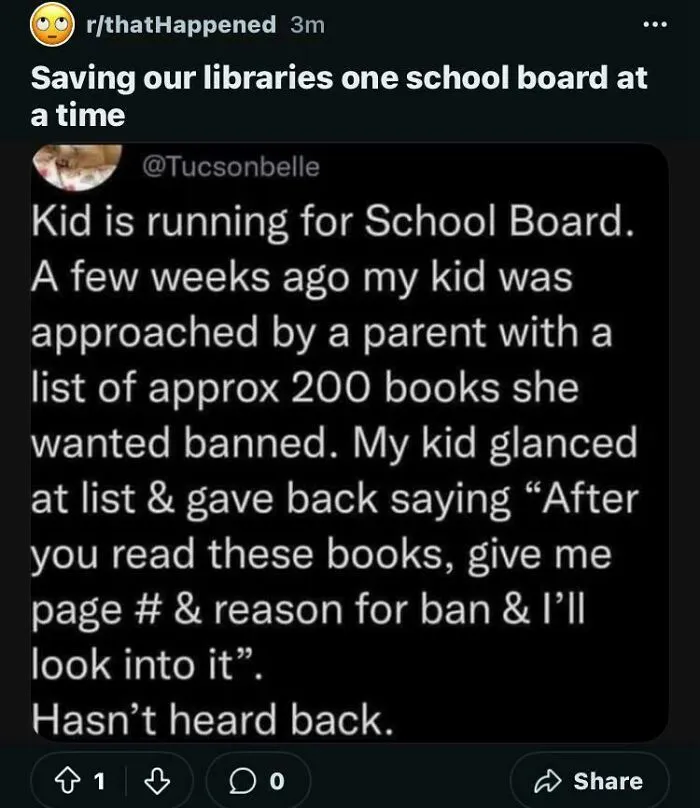 Seems Reasonable?