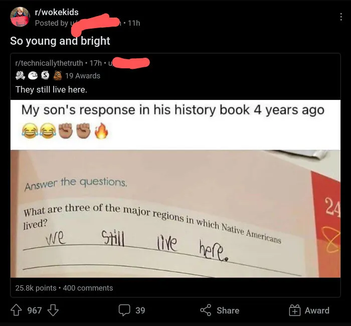 Native American Kids Exist???