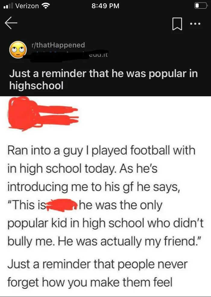 Right, Because No One Is Nice Ever