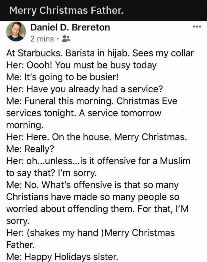 Because People Can't Be Friendly Towards Each Other