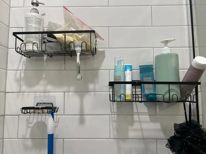 The Awkward Ballet Of Trying To Balance Your Shampoo Bottle On The Edge Of The Tub Is Finally Over With A <a Style="Display:inline;" Href="Https://Www.amazon.com/Veken-Adhesive-Organizer-Rustproof-Stainless/Dp/B0cj56m8d4?ie=utf8&th=1&linkcode=ll1&tag=bpzebra-20&linkid=0f2f973354d3ae244161c038379be4c0&language=en_us&ref_=as_li_ss_tl" Target="_blank">  <span Style="Font: Inherit; Color: #d74b1f;"> 6-Pack Shower Caddy </Span>