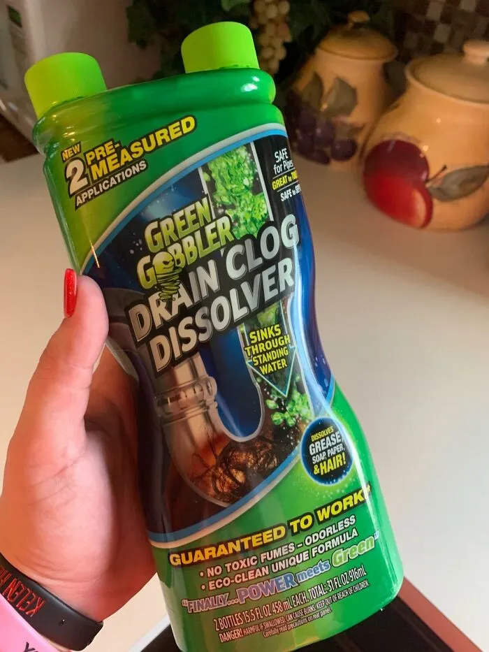 The Science Experiment Brewing In Your Slow-Draining Sink Gets A Failing Grade From A Bottle Of <a Style="Display:inline;" Href="Https://Www.amazon.com/Green-Gobbler-Drain-Clog-Dissolver/Dp/B0182vboje?ie=utf8&th=1&linkcode=ll1&tag=bpbuffalo-20&linkid=64cc047c81635ee7dea87e42b203ae06&language=en_us&ref_=as_li_ss_tl" Target="_blank"> <span Style="Font: Inherit; Color: #d74b1f;"> Drain Clog Dissolver </Span>