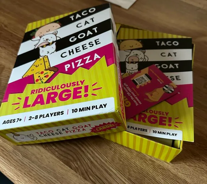 Their Brain Is About To Short-Circuit With A Game Of <a Style="Display:inline;" Href="Https://Www.amazon.com/Taco-Cat-Goat-Cheese-Pizza/Dp/B0fbmcr9yw?ie=utf8&th=1&linkcode=ll1&tag=bppelican-20&linkid=0c953dc017340b10655a9945585f0fa9&language=en_us&ref_=as_li_ss_tl" Target="_blank">  <span Style="Font: Inherit; Color: #d74b1f;"> Taco Cat Goat Cheese Pizza </Span>