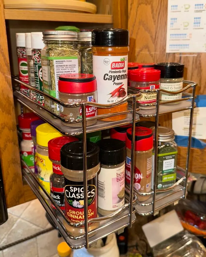 The Support Group For Spices Lost In The Back Of Your Cabinet Has Officially Been Disbanded By This <a Style="Display:inline;" Href="Https://Www.amazon.com/Lynk-Professional-430422ds-Cabinet-Organizer/Dp/B07ndzwmxf?ie=utf8&th=1&linkcode=ll1&tag=bphamster-20&linkid=a887b34cdc5b4c4f6e70ab884f28a63c&language=en_us&ref_=as_li_ss_tl" Target="_blank">  <span Style="Font: Inherit; Color: #d74b1f;"> Pull Out Spice Rack Organizer </Span>